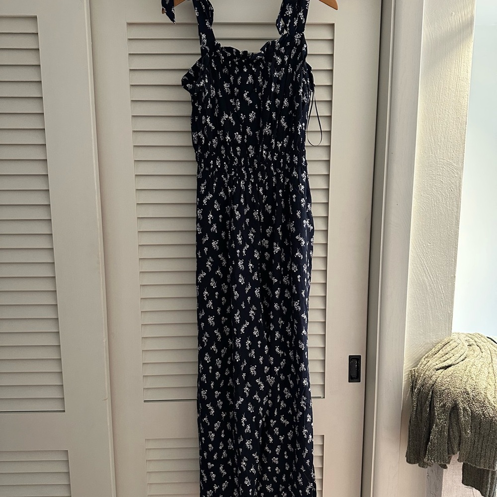 Francesca’s Floral Jumpsuit